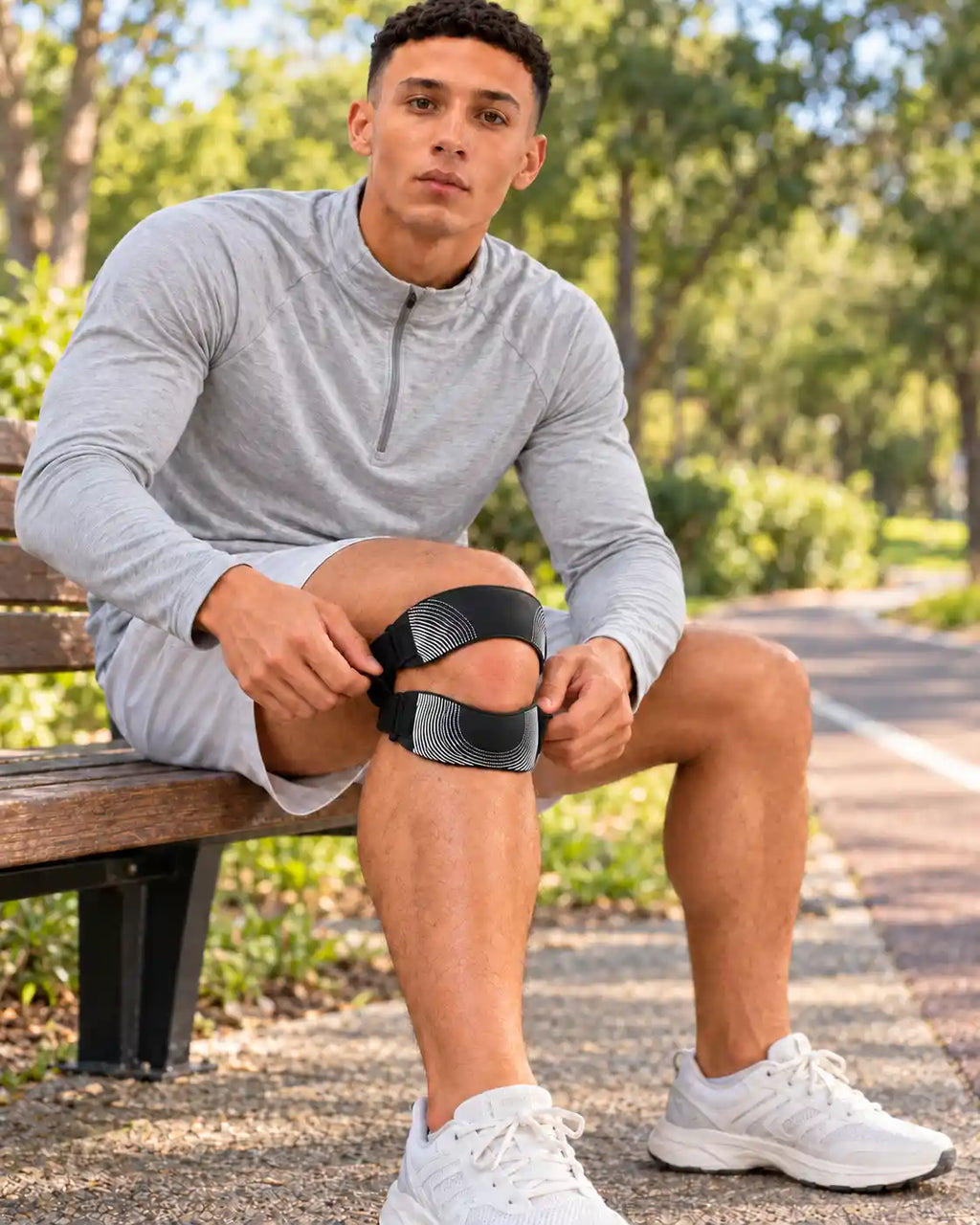 Sangle de support de tendon rotulien portable