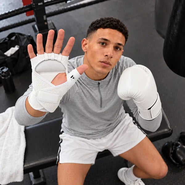 Gants de boxe en coton Sanda, durables et respirants