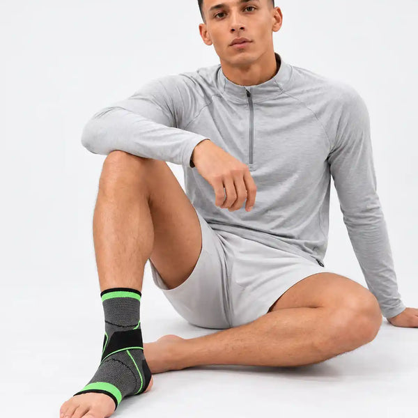 Attelle de cheville à compression réglable pour hommes et femmes ( M . L . XL )