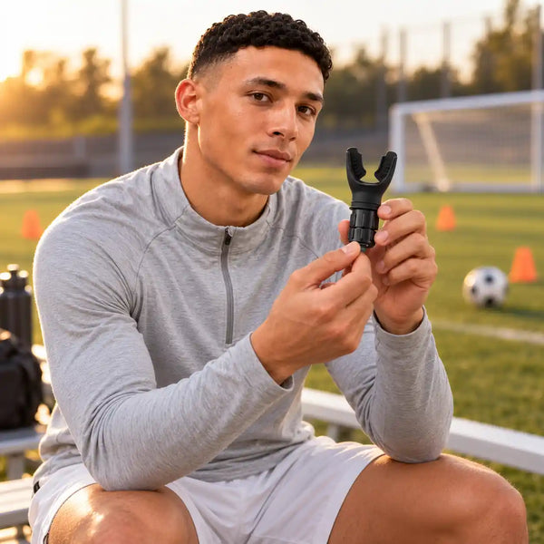 Entraîneur respiratoire portable avec résistance réglable pour l'exercice pulmonaire