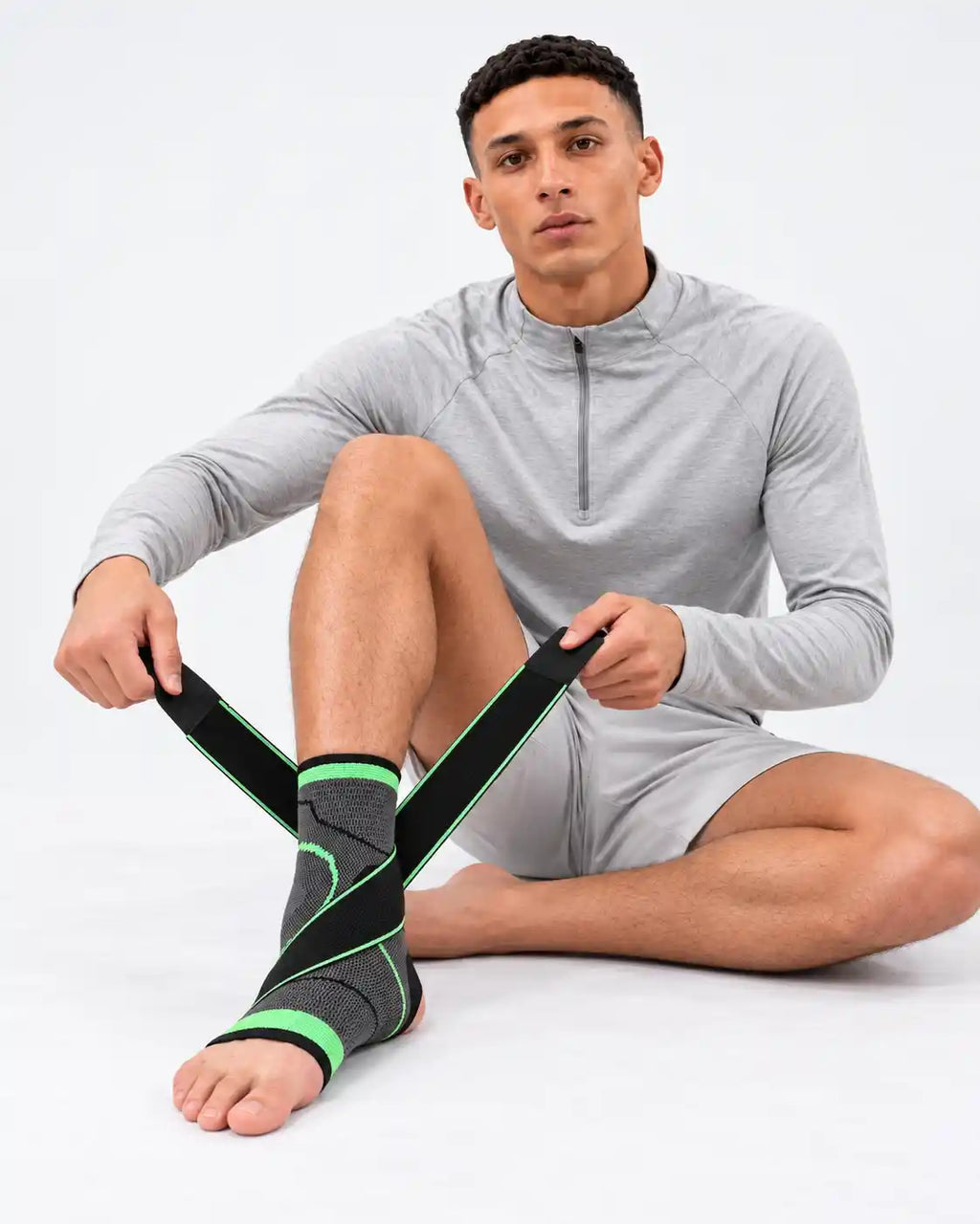 Attelle de cheville à compression réglable pour hommes et femmes ( M . L . XL )