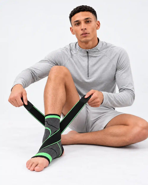 Attelle de cheville à compression réglable pour hommes et femmes ( M . L . XL )