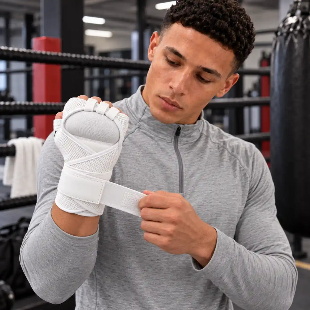 Gants de boxe en coton Sanda, durables et respirants