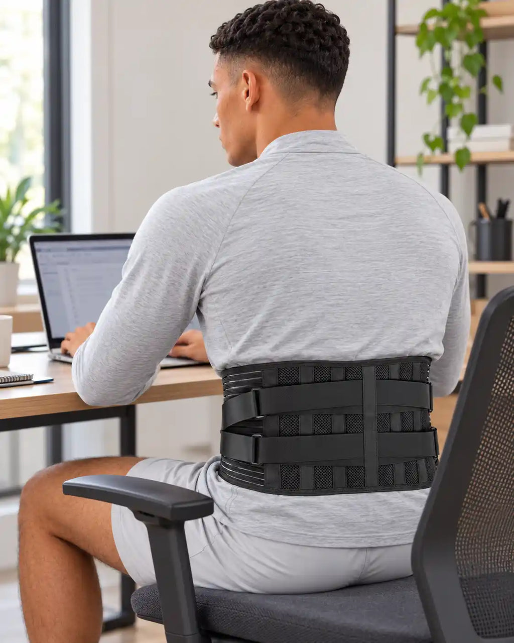 Ceinture de soutien lombaire  réglable