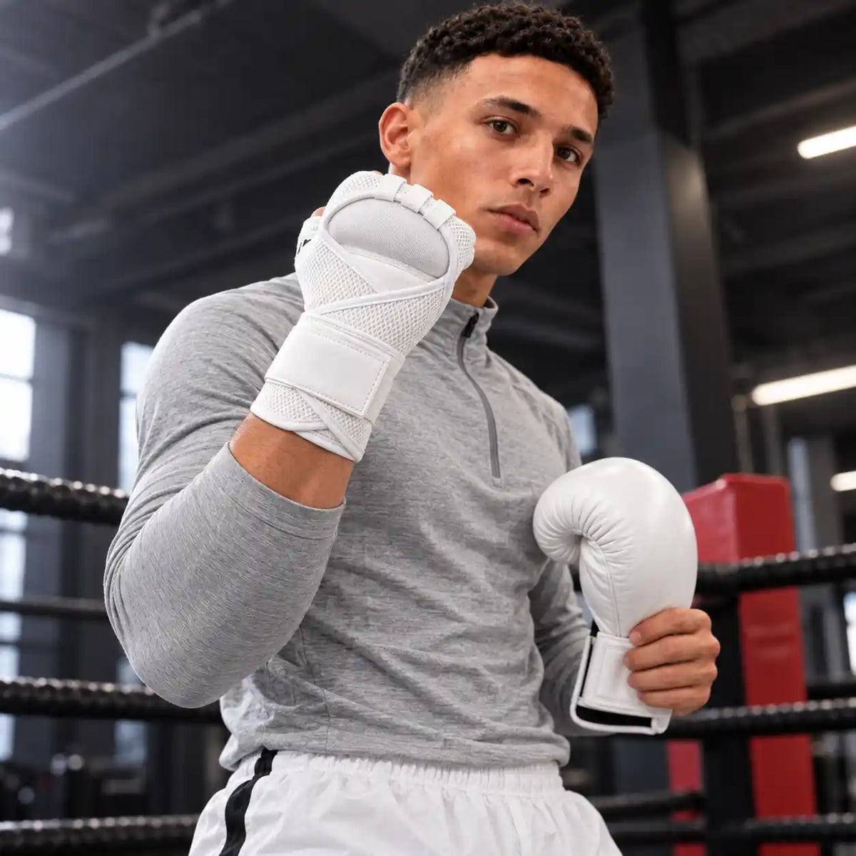 Gants de boxe en coton Sanda, durables et respirants