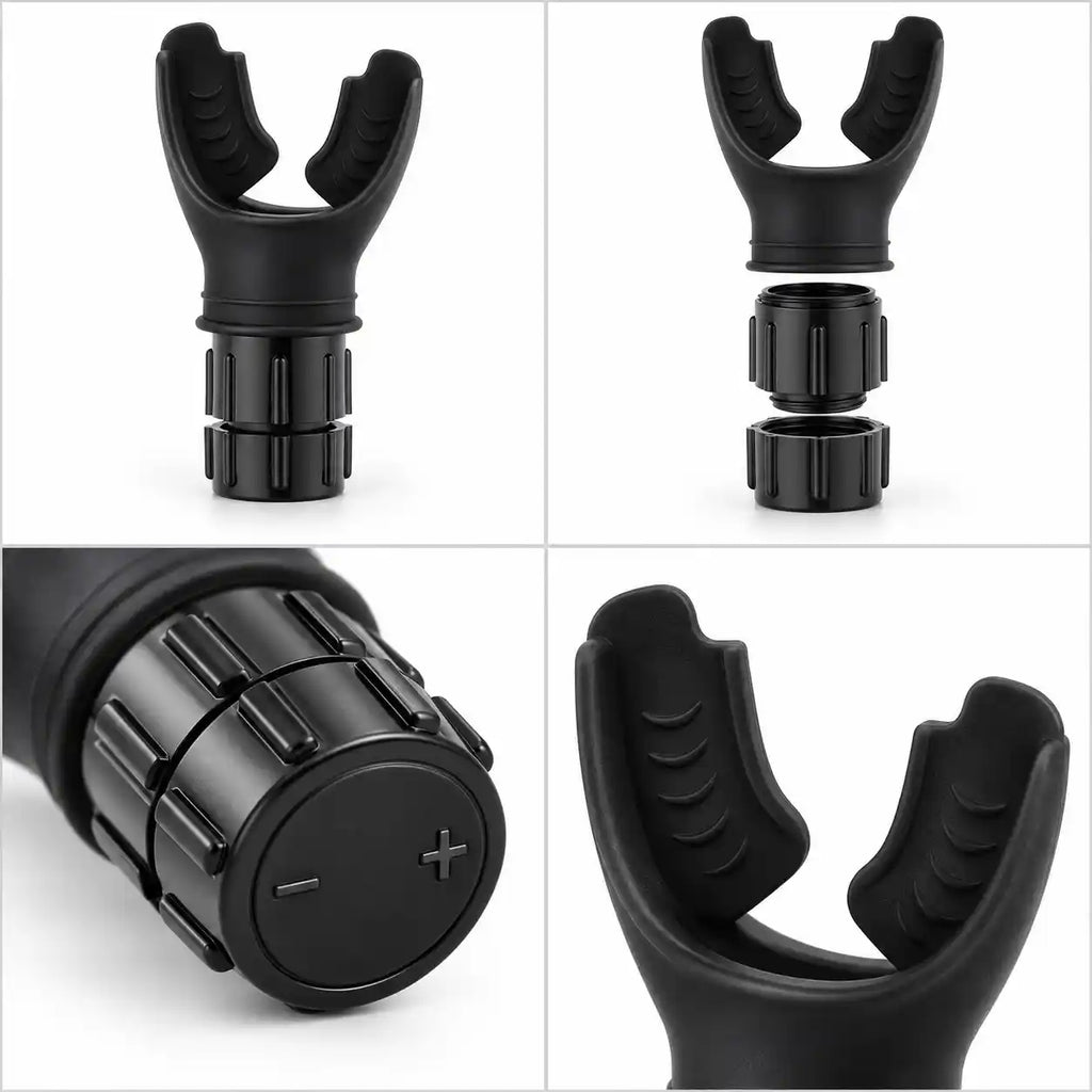 Entraîneur respiratoire portable avec résistance réglable pour l'exercice pulmonaire