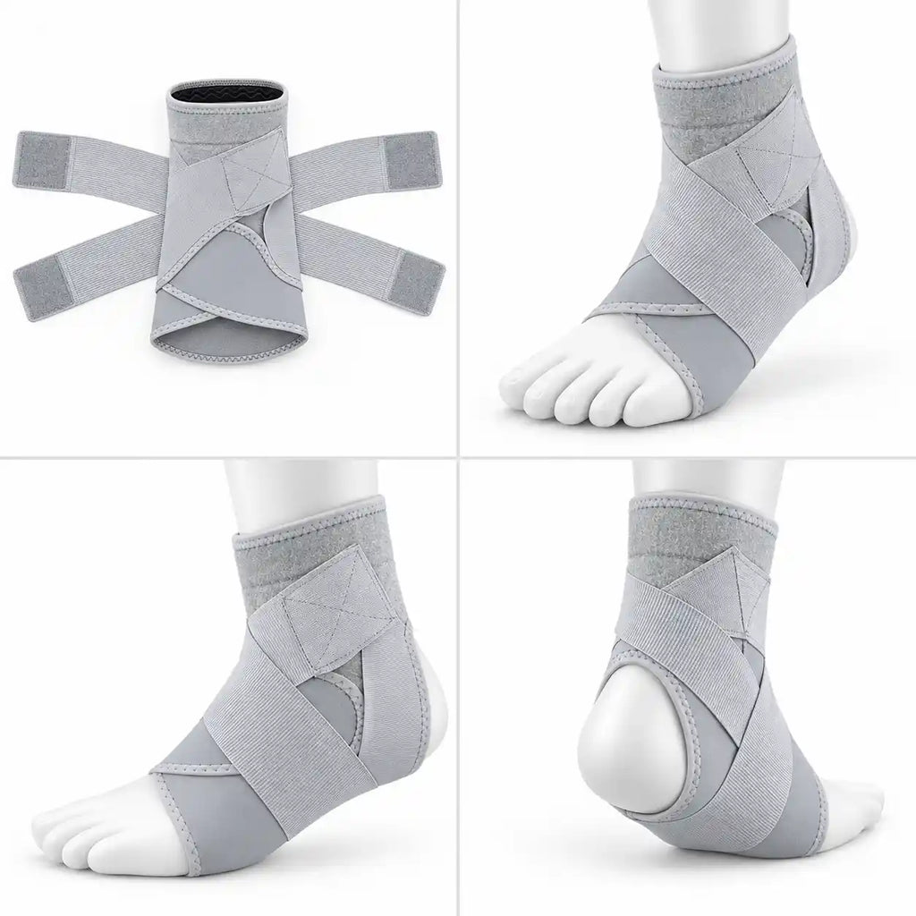 Attelle de Cheville Réglable à Compression
