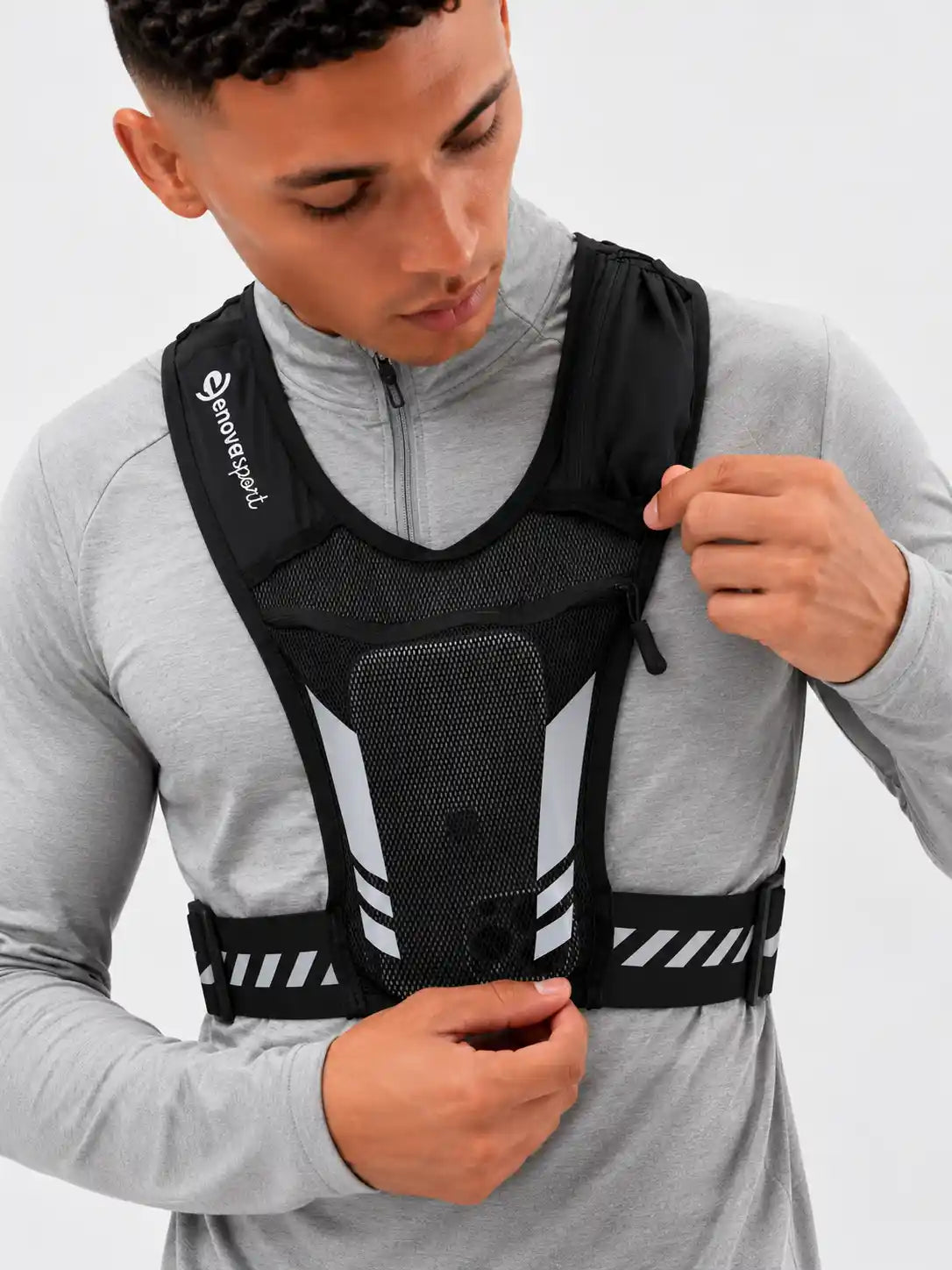 gilet de randonnée et de cyclisme avec poche à eau