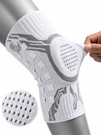 Genouillère de compression réglable respirante pour protection complète