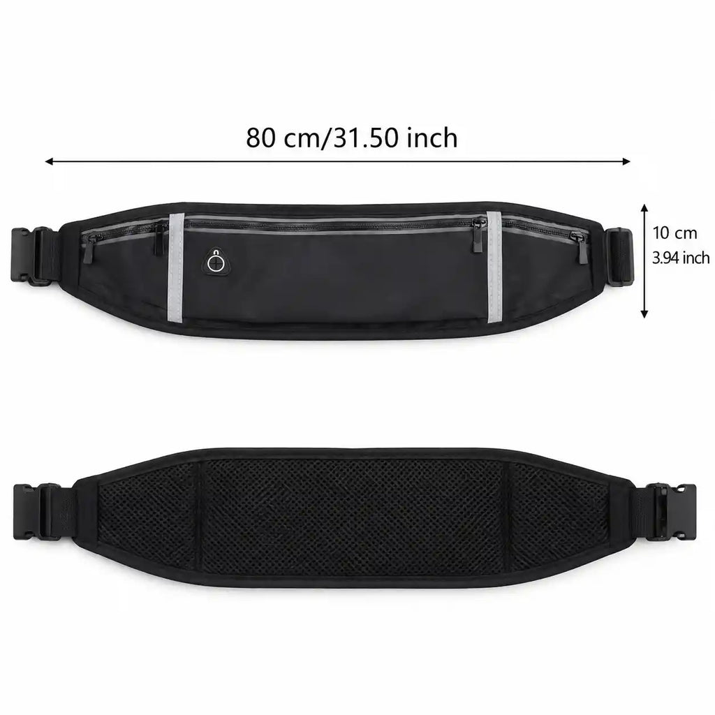 Ceinture de course slim, sac banane d'entraînement pour hommes et femmes