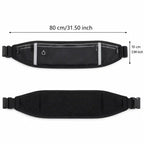 Ceinture de course slim, sac banane d'entraînement pour hommes et femmes