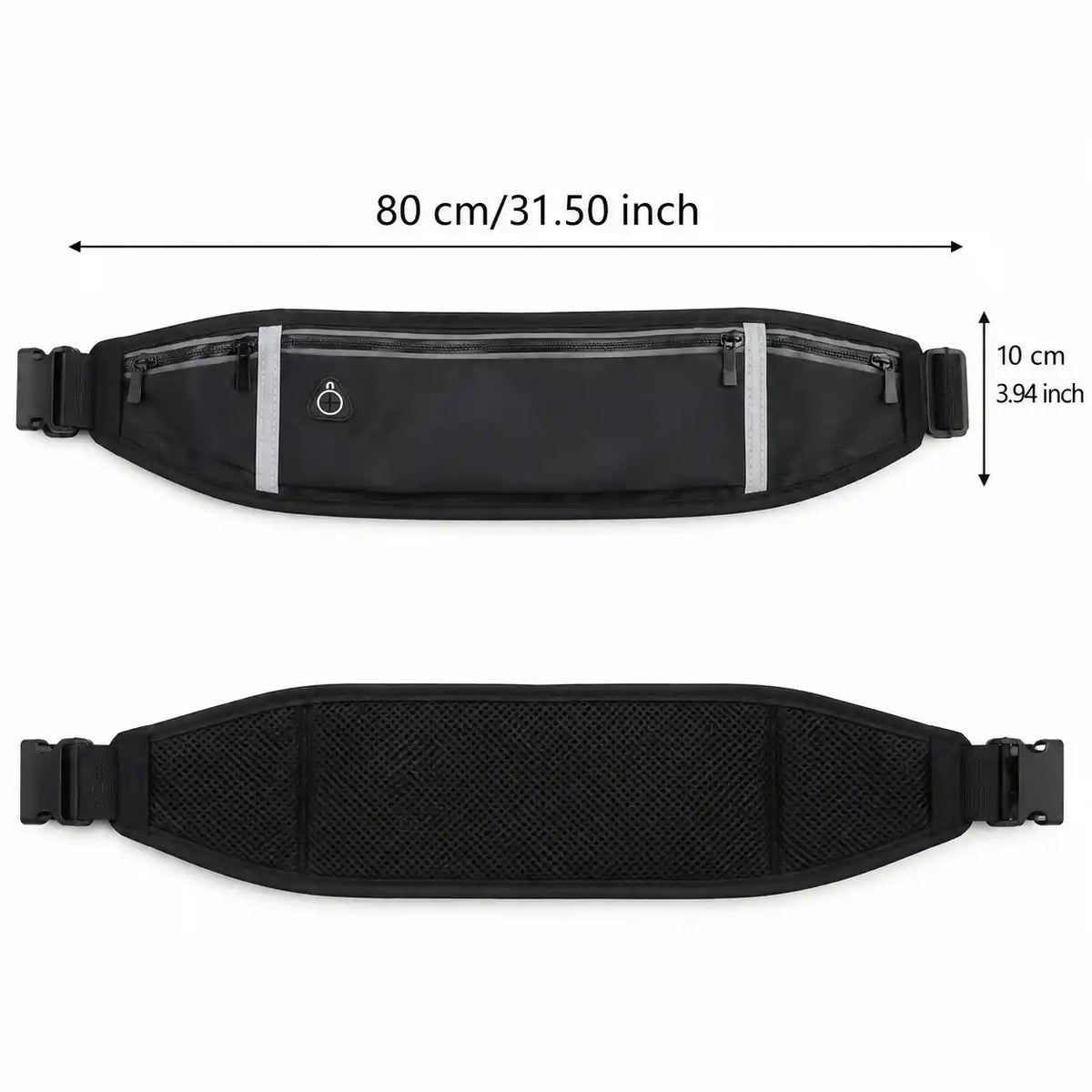 Ceinture de course slim, sac banane d'entraînement pour hommes et femmes